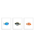 Three Fish Gift Set - Wee Wild Ones - Art Prints
