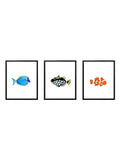 Three Fish Gift Set - Wee Wild Ones - Art Prints