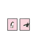 Pop of Pink Gift Set - Wee Wild Ones - Art Prints