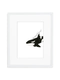 Orca—White - Wee Wild Ones - Art Prints