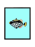 Triggerfish—Blue - Wee Wild Ones - Art Prints
