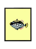 Triggerfish—Yellow - Wee Wild Ones - Art Prints