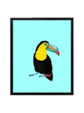 Toucan—Blue - Wee Wild Ones - Art Prints